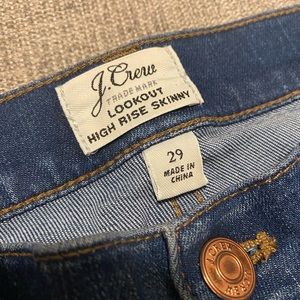 J. Crew Lookout High Rise Skinny Jean